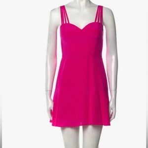 NWT, NBDxNaven hot pink mini dress